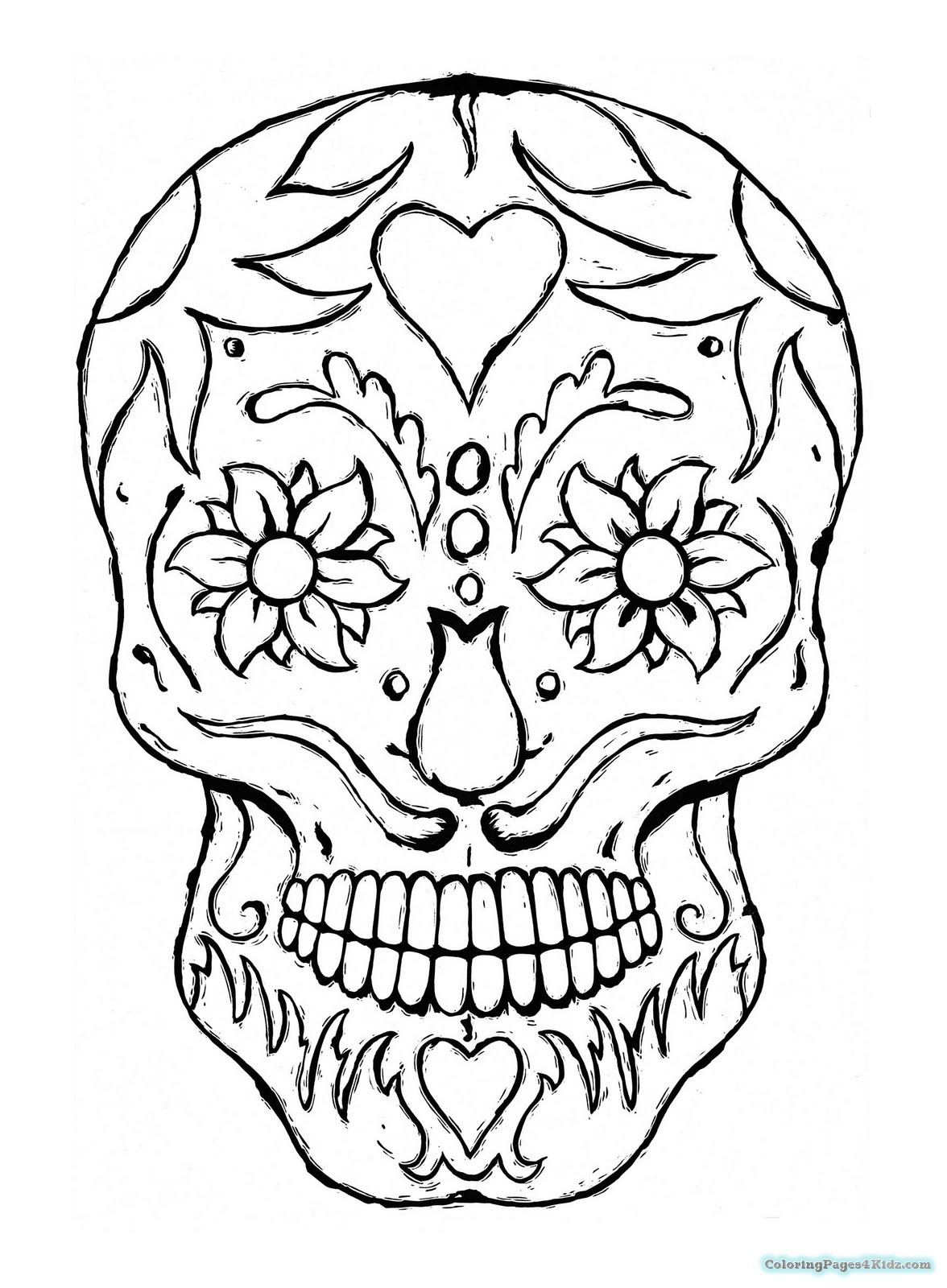 Sugar Skull Coloring Pages For Adults Coloring Pages For Kids 1176x1600 Sugar Skull Coloring Pages For Adults Coloring Pages For Kids
