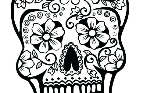 Sugar Skull Coloring Book For Adults 469x304 Sugar Skull Coloring Book For Adults
