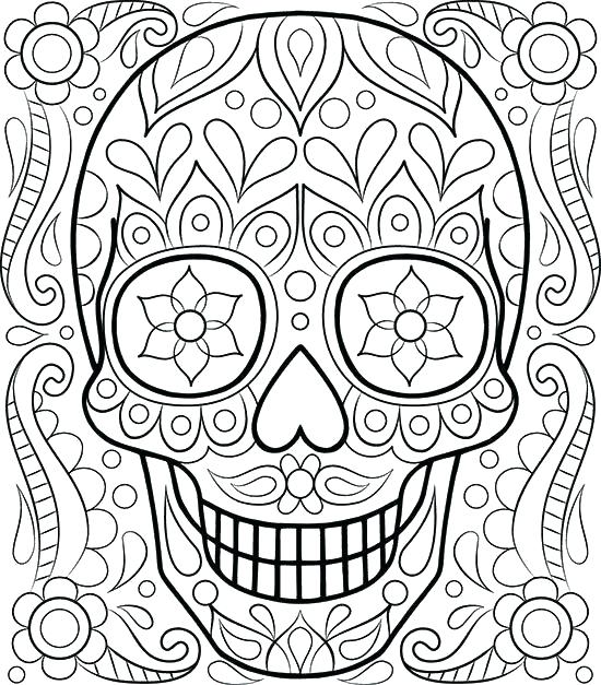 Sugar Skull Coloring Pages Coloring Page Images Free Sugar Skull 550x627 Sugar Skull Coloring Pages Coloring Page Images Free Sugar Skull