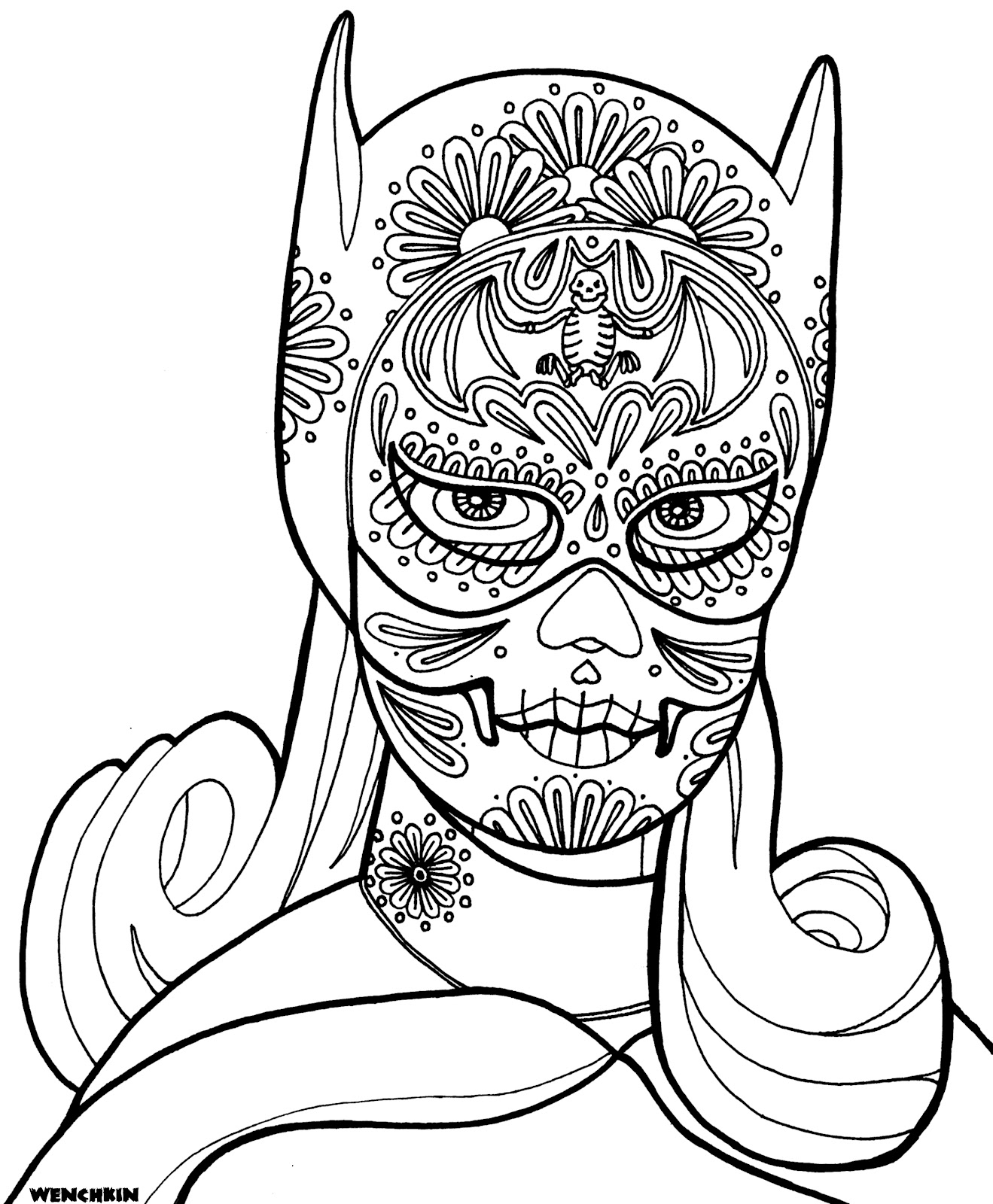 1319x1600 Valkyrie Sugar Skull Coooool All My Love Download