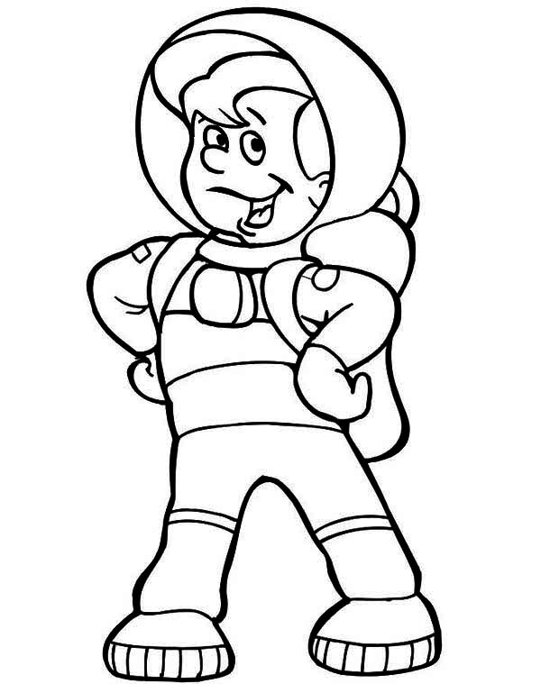 Space Suit Coloring Page 600x759 Space Suit Coloring Page