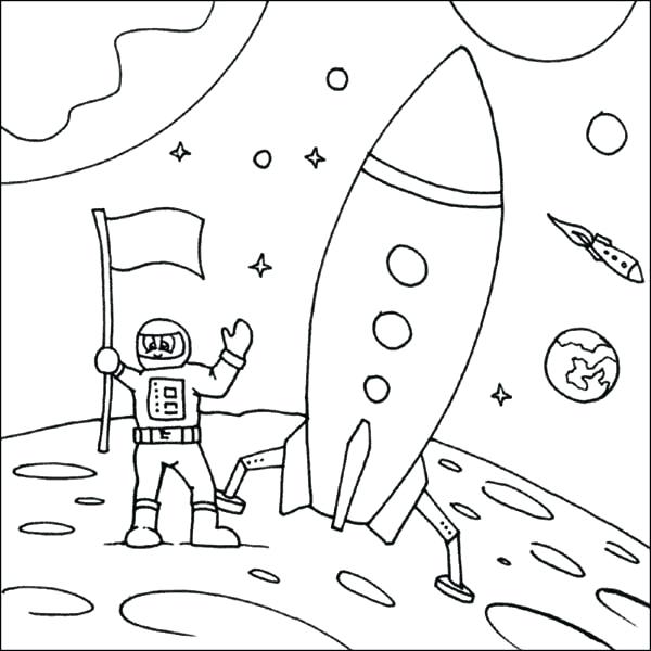 Astronaut Coloring Page Drawing For Kids Download A Kids Drawing 600x600 Astronaut Coloring Page Drawing For Kids Download A Kids Drawing