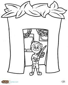 236x295 Sukkot Coloring Pages Luxury Week 6 Sukkot Free Jewish Coloring