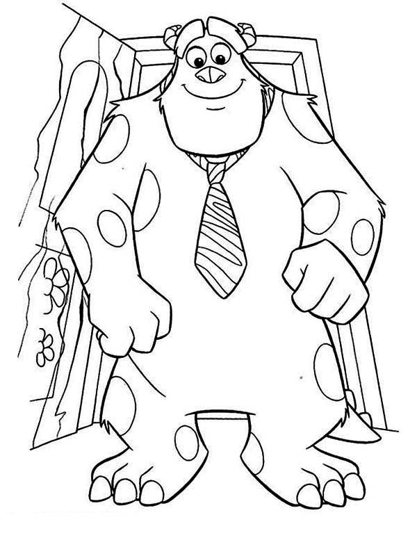 600x777 Sulley Coloring Pages