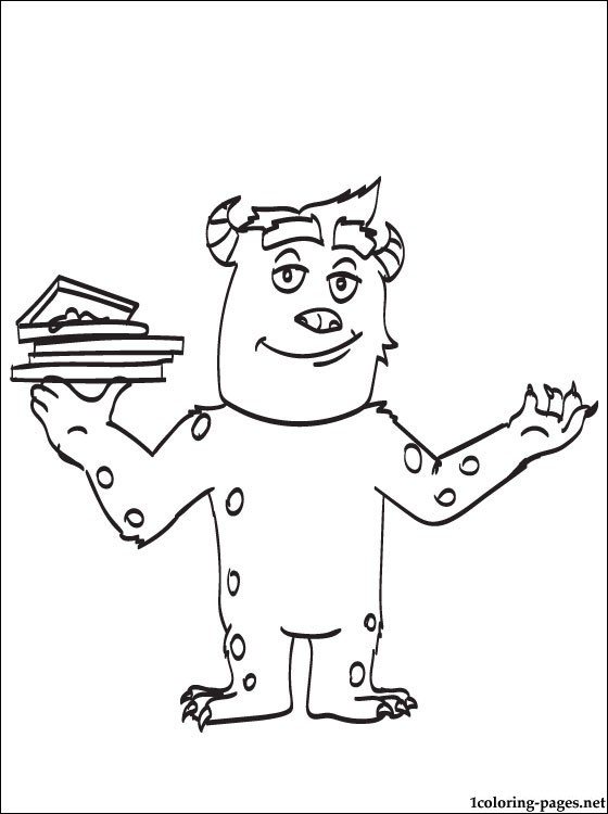 560x750 James P. Sullivan, Sulley Coloring Page Coloring Pages