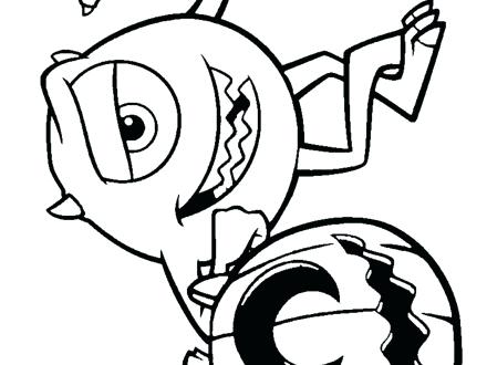 440x330 Mike Wazowski Coloring Page Mike Coloring Pages Coloring Pages