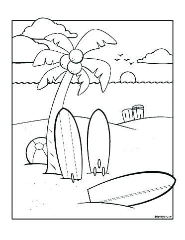 At The Beach Coloring Pages Kids Enjoying Beach Coloring Pages 372x482 At The Beach Coloring Pages Kids Enjoying Beach Coloring Pages