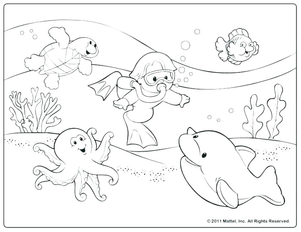 970x749 Kids Coloring Pages Summer Beach Coloring Book Also Summer