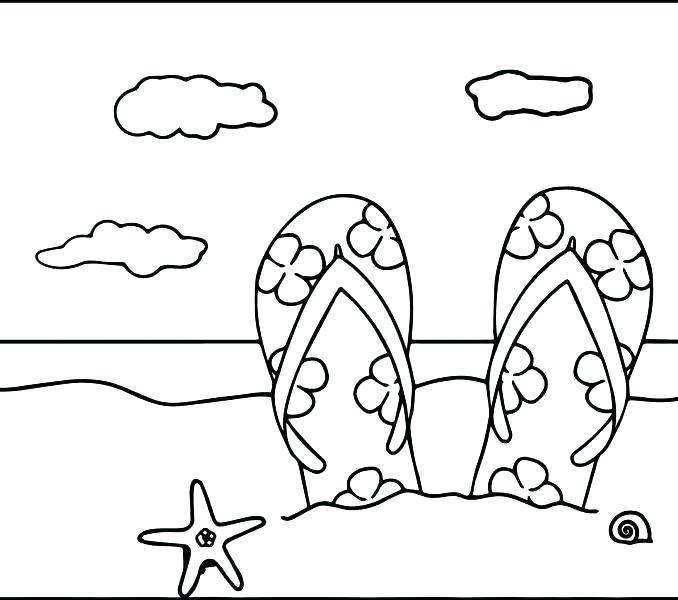 678x600 Printable Summer Coloring Pages