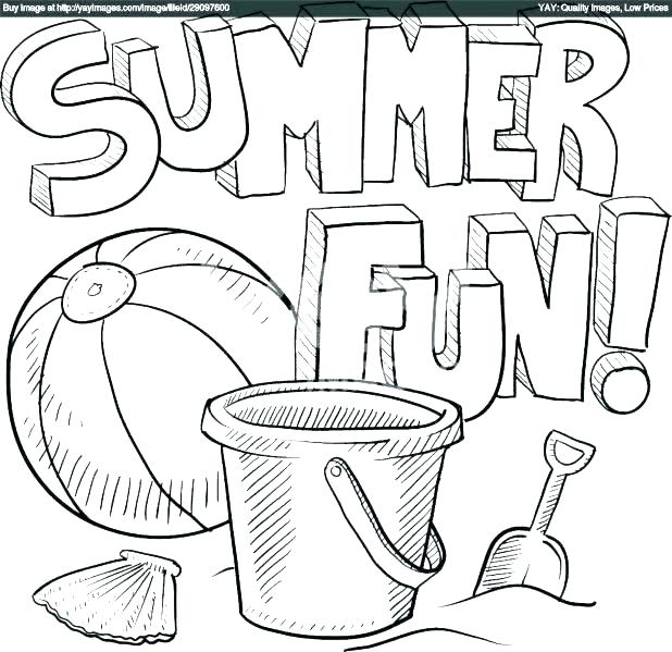 Coloring Pages Summer Holidays Good Printable Summer Coloring 618x599 Coloring Pages Summer Holidays Good Printable Summer Coloring