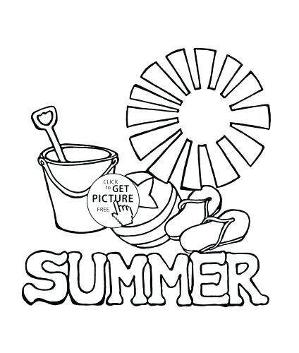 Coloring Pages Summer Color Pages Coloring New Season Part 2 Free 424x500 Coloring Pages Summer Color Pages Coloring New Season Part 2 Free