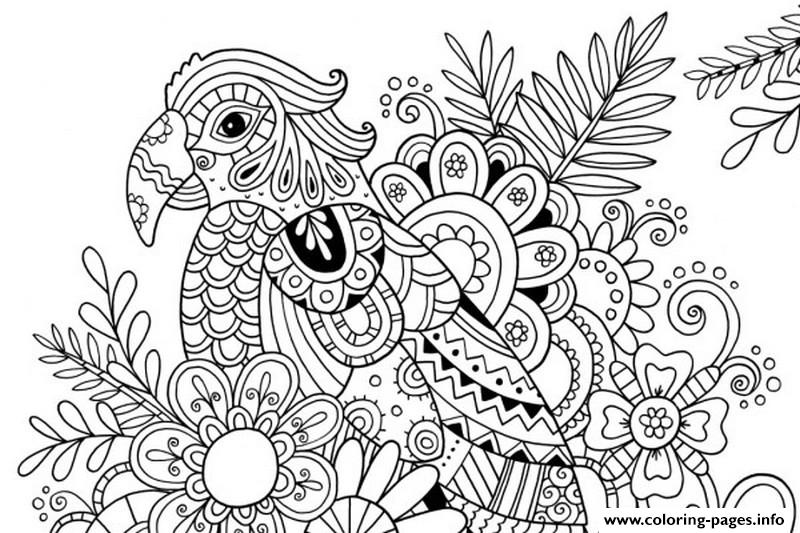 Adult Summer Flower Color Coloring Pages Printable 800x533 Adult Summer Flower Color Coloring Pages Printable