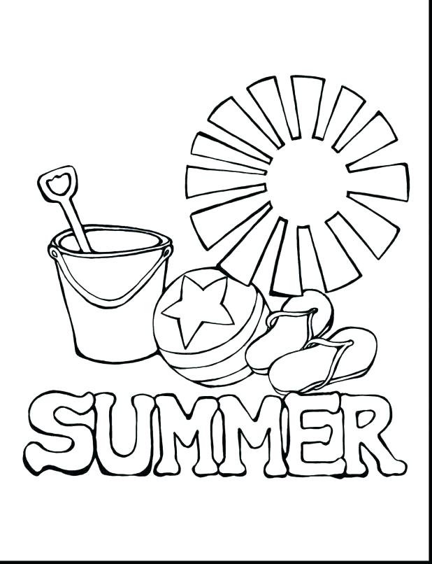 618x806 Fun Summer Coloring Pages Kids Summer Coloring Pages Preschool