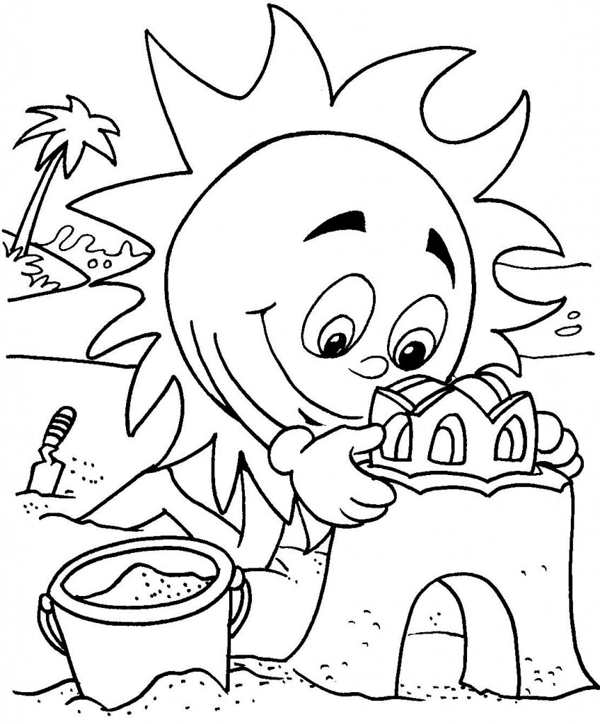Summer Coloring Pages For Kindergarten at GetColorings.com | Free ...