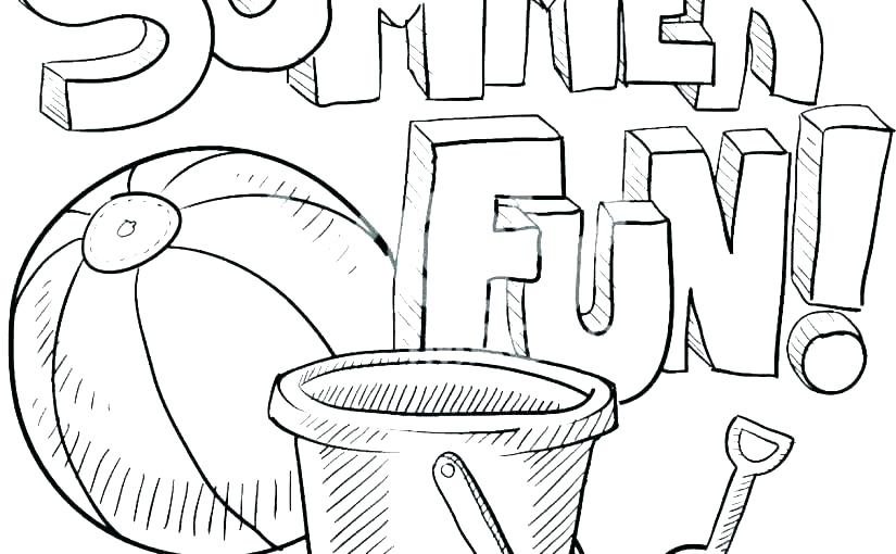 825x510 Summer Coloring Sheets Coloring Pages For Graders Addition