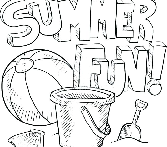 Summer Colouring Pages For Toddlers Kids Coloring Summer Color 678x600 Summer Colouring Pages For Toddlers Kids Coloring Summer Color