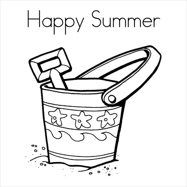 Summer Coloring Pages 600x600 Summer Coloring Pages