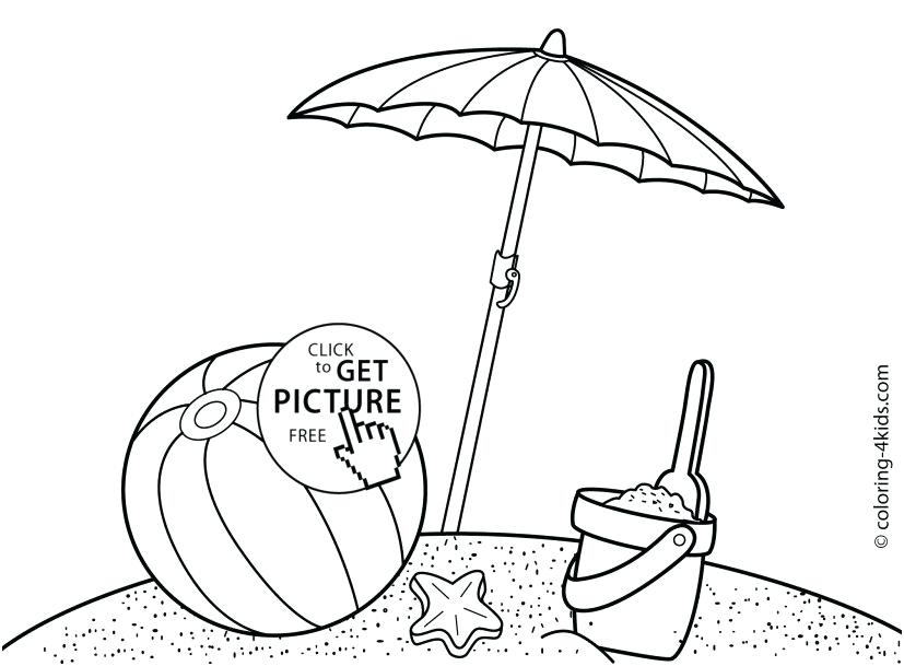 Beach Coloring Pages To Print Summer Coloring Pages To Print 827x609 Beach Coloring Pages To Print Summer Coloring Pages To Print