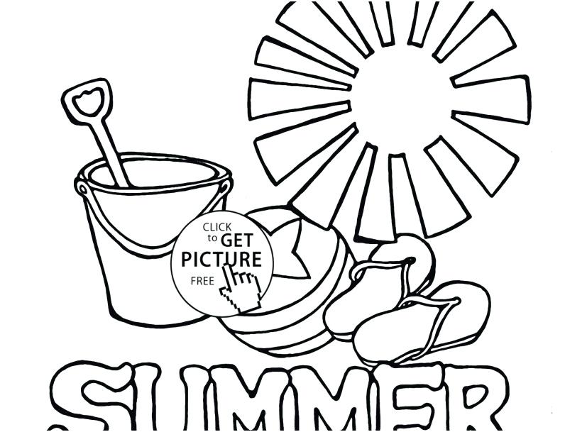 Summer Coloring Pages Printable Season Coloring Pages View R Free 827x609 Summer Coloring Pages Printable Season Coloring Pages View R Free