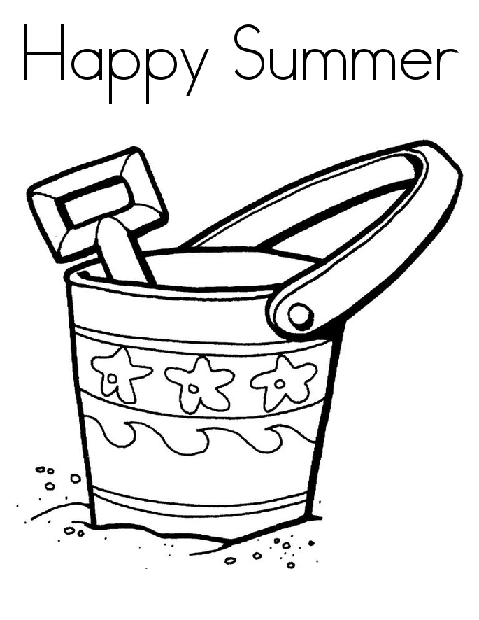Happy Summer Coloring Pages Printable For Preschoolers Season 685x886 Happy Summer Coloring Pages Printable For Preschoolers Season