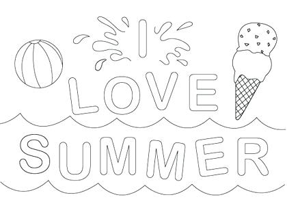 Coloring Pages For Summer Summer Fun Coloring Pages Fun Printable 420x320 Coloring Pages For Summer Summer Fun Coloring Pages Fun Printable