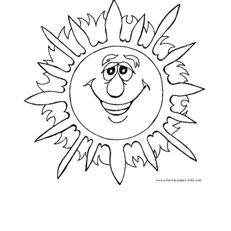 735x737 Summer Coloring Sheets For Kids Free Summer Coloring Pages