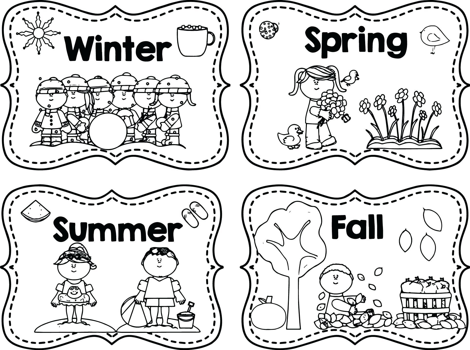 Summer Season Coloring Sheets Seasons Colouring Pages Autumn Page 1933x1442 Summer Season Coloring Sheets Seasons Colouring Pages Autumn Page