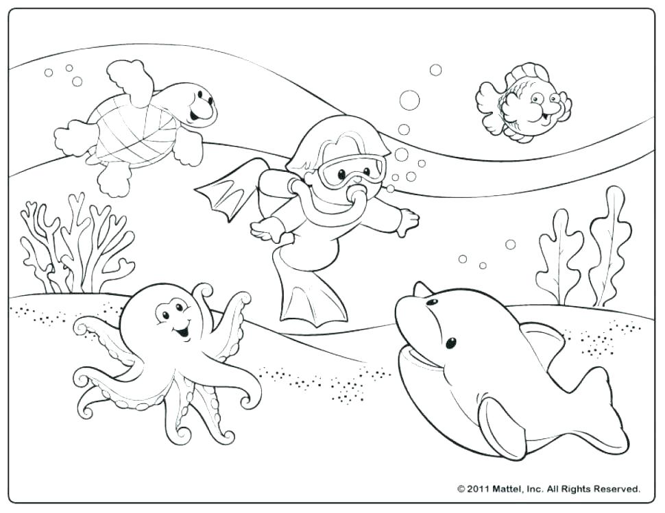 Preschool Coloring Pages Summer 970x749 Preschool Coloring Pages Summer
