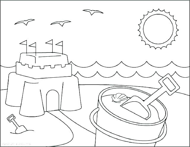 Beach Printable Coloring Pages Free Summer Coloring Pages Beach 640x496 Beach Printable Coloring Pages Free Summer Coloring Pages Beach