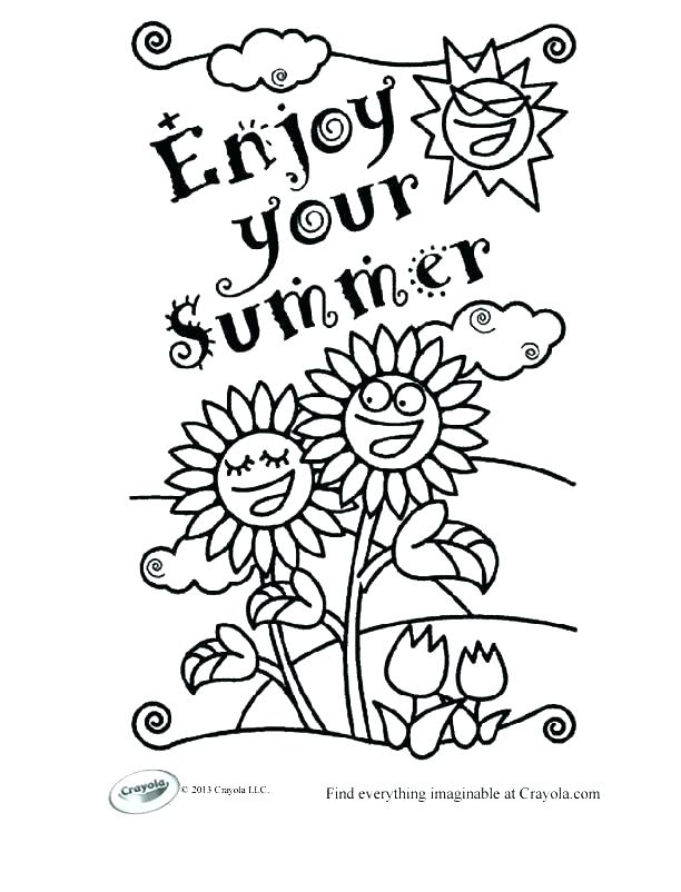 Coloring Pages Summer Summer Themed Coloring Page Free Coloring 612x802 Coloring Pages Summer Summer Themed Coloring Page Free Coloring
