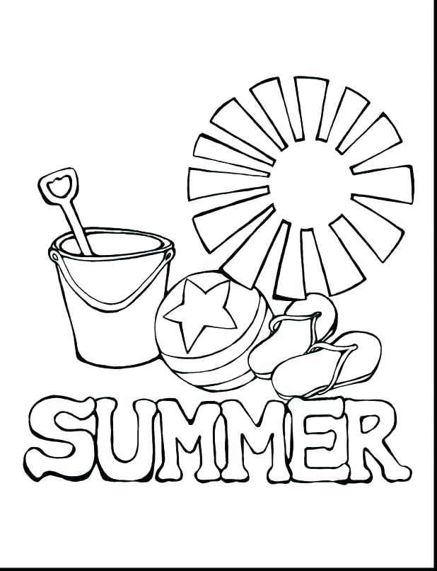 618x806 Summer Coloring Pages Printable Summer Coloring Pages Kids Summer