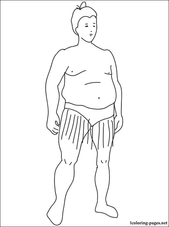 560x750 Sumo Coloring Page Coloring Pages