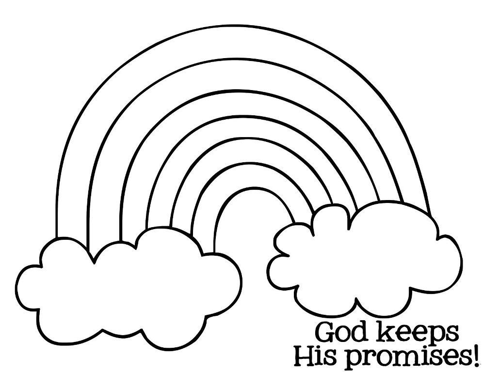 994x768 Rainbow Coloring Pages Rainbow Coloring Page With Color Words