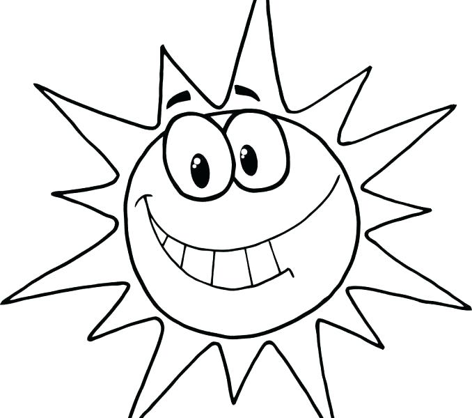 Sun And Clouds Coloring Pages at GetColorings.com | Free printable ...