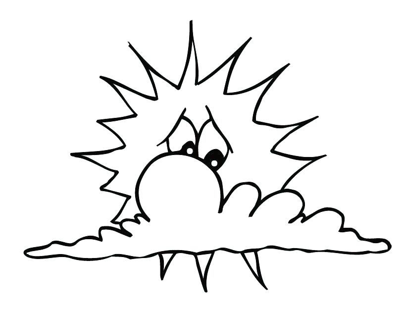 810x630 Cloud Coloring Pages Cloud A Clouds Coloring Page Rain Cloud