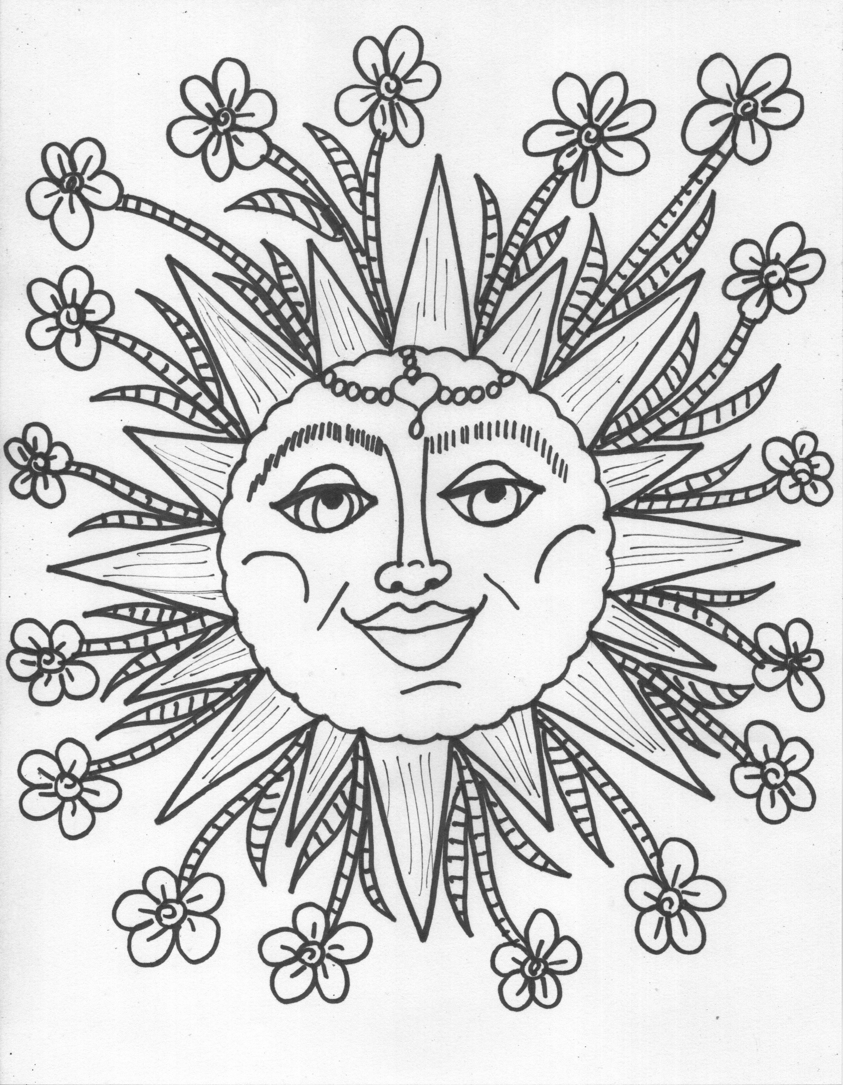 1694x2180 Sun And Moon Coloring Pages Barkandcall Me Stunning