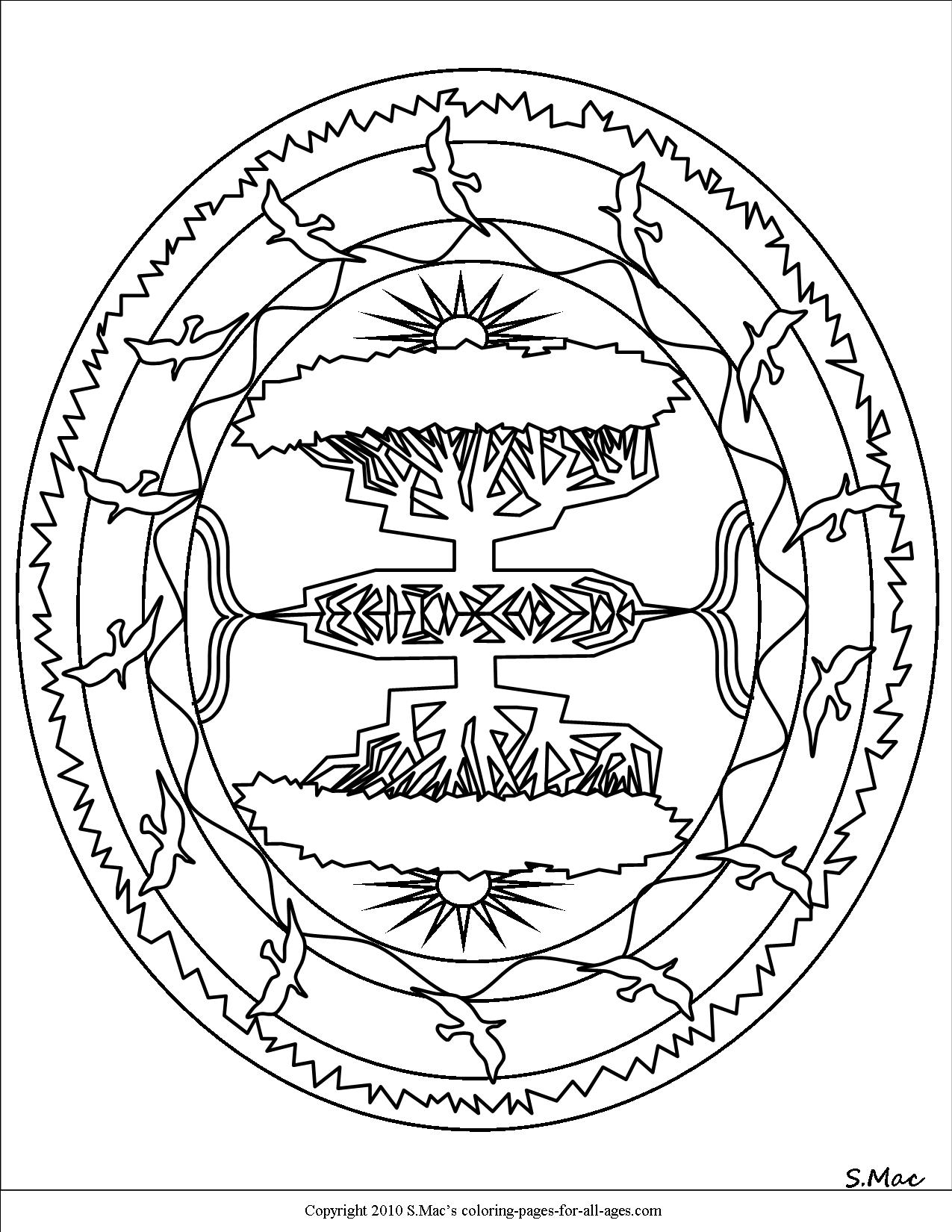 Moon Mandala Coloring Pages Pics Page Star Sun Picture 1275x1650 Moon Mandala Coloring Pages Pics Page Star Sun Picture