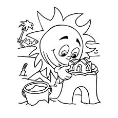 Sun Coloring Pages 230x230 Sun Coloring Pages
