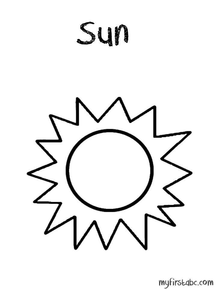 Simple Sun Coloring Pages 718x958 Simple Sun Coloring Pages