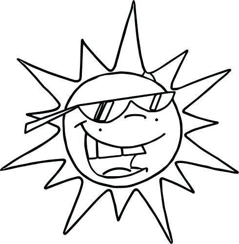 490x500 Sun And Moon Coloring Pictures Coloring Pages Sun Coloring Page
