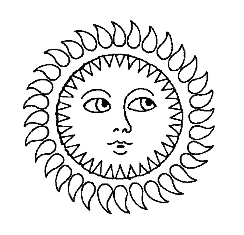 850x820 Free Printable Sun Coloring Pages For Kids Sun Coloring Pages