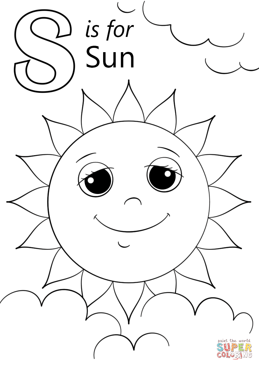 849x1200 Sun Coloring Pages