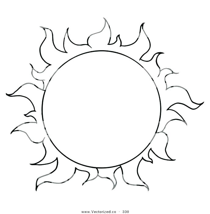 687x700 Sun Coloring Pages Sun And Moon Coloring Pages Van Gogh Sunflowers