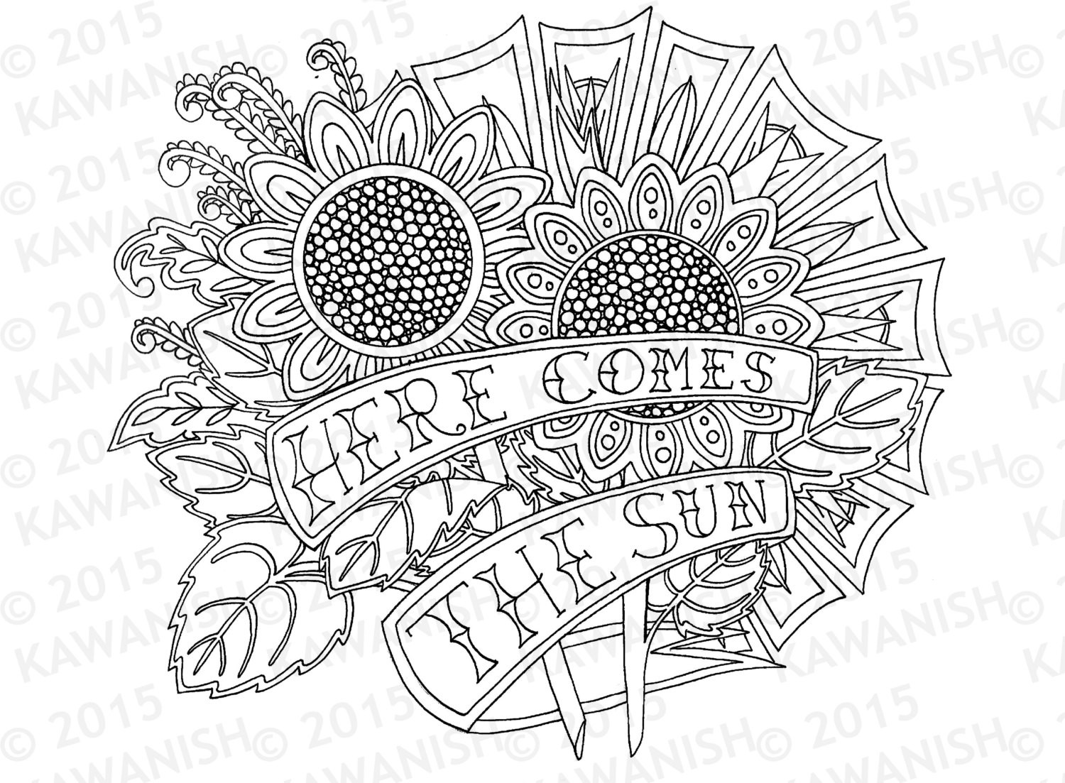1500x1103 Sunflower Mandala Coloring Pages Fresh Here Es The Sun Sunflowers
