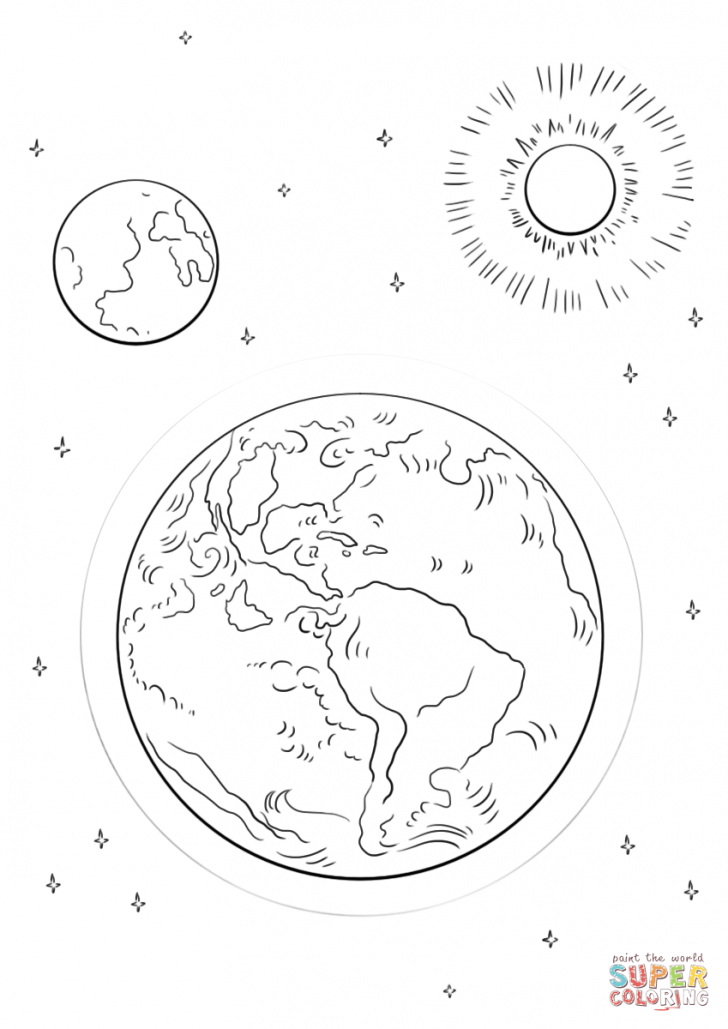 728x1029 Sun And Moon Coloring Pages