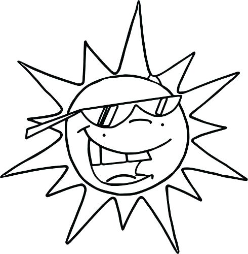 Sun Coloring Pages For Preschoolers at GetColorings.com | Free ...