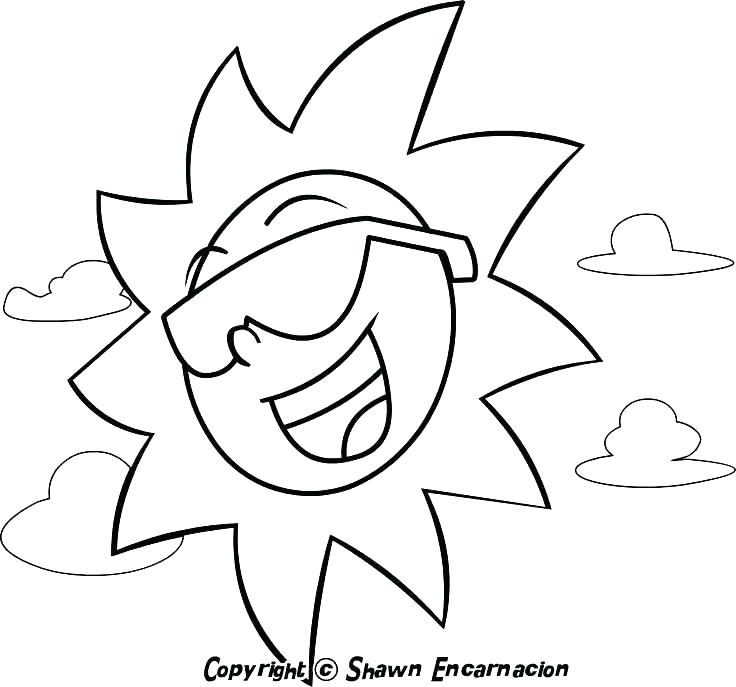 Sunflower Coloring Pages For Preschoolers Sun Coloring Pages 736x687 Sunflower Coloring Pages For Preschoolers Sun Coloring Pages