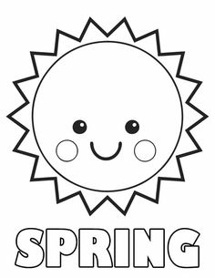 Spring Sun Coloring Pages Nature 236x305 Spring Sun Coloring Pages Nature