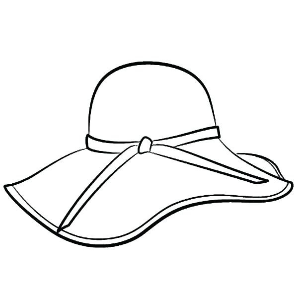 Hat For Colouring Floppy Hat Coloring Pages Coloring Sun Coloring 600x600 Hat For Colouring Floppy Hat Coloring Pages Coloring Sun Coloring