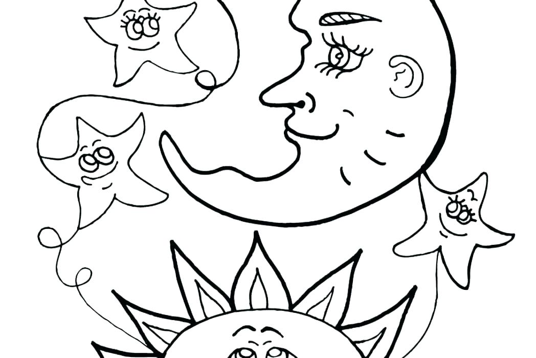 Sun Moon Stars Coloring Page Coloring Pages Of Sun Moon 1048x699 Sun Moon Stars Coloring Page Coloring Pages Of Sun Moon
